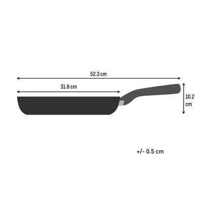 Tefal Excellence+ Induction FusionCore Non-Stick Frypan 30cm Dimensions