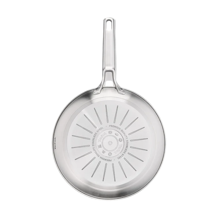 Tefal Extreme Induction Stainless Steel Uncoated Frypan 24cm