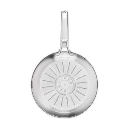 Tefal Extreme Induction Stainless Steel Uncoated Frypan 24cm
