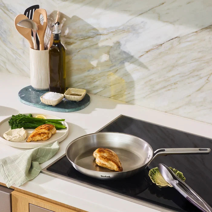 Tefal Extreme Induction Stainless Steel Uncoated Frypan 24cm