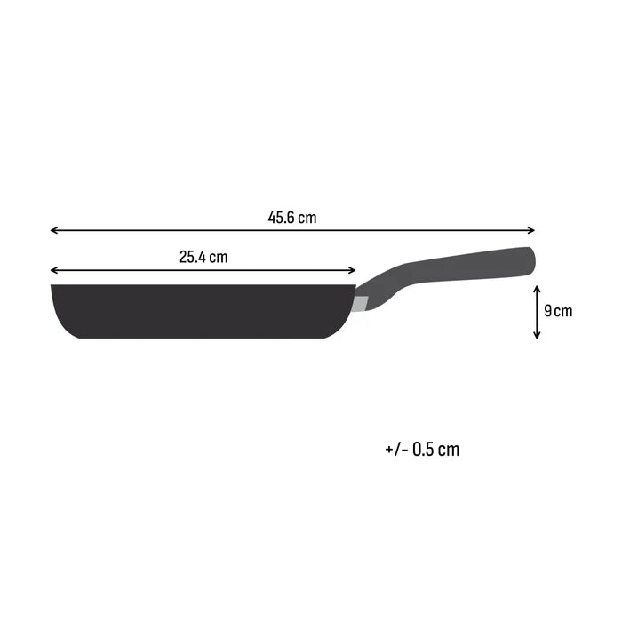 Tefal Extreme Induction Stainless Steel Uncoated Frypan 24cm