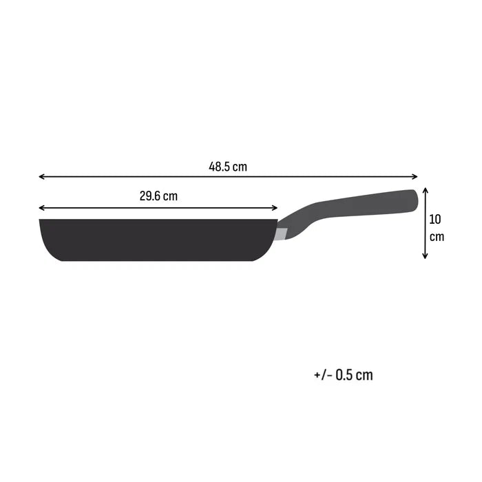 Tefal Extreme Induction Stainless Steel Uncoated Frypan 28cm