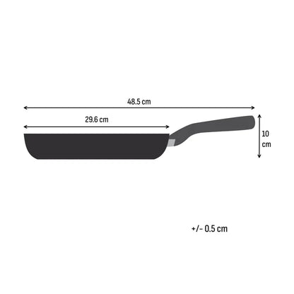 Tefal Extreme Induction Stainless Steel Uncoated Frypan 28cm