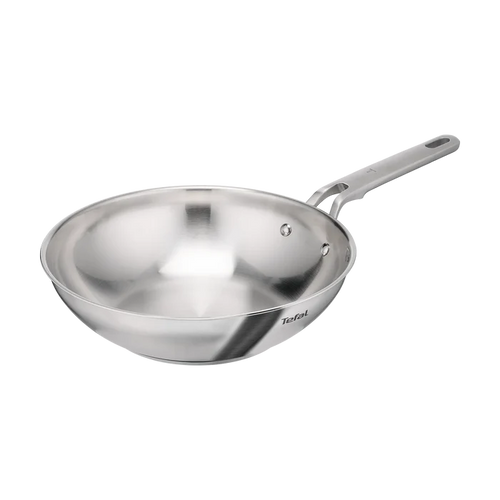 Tefal Extreme Induction Stainless Steel Uncoated Wok 28cm