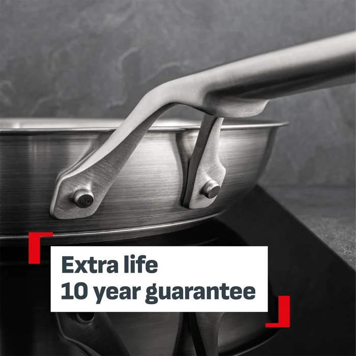 Tefal Extreme Induction Stainless Steel Uncoated Wok 28cm