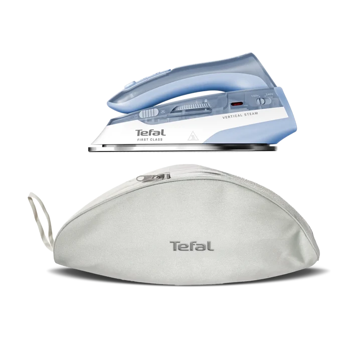Tefal First Class Travel Iron DB1610 foldable with travel pouch