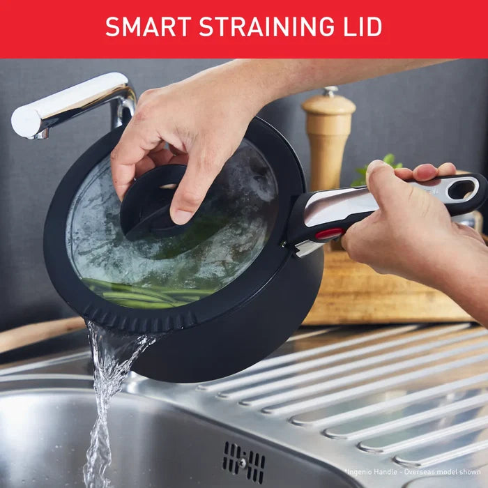 Tefal Ingenio Accessory - Set of 3 Draining Lids (16, 18, 20cm)