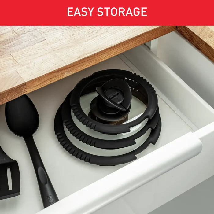 Tefal Ingenio Accessory - Set of 3 Draining Lids (16, 18, 20cm)