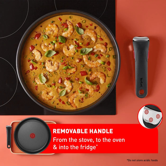 Tefal Ingenio Cook Eat Induction Non-Stick 4pc Set with removable handle