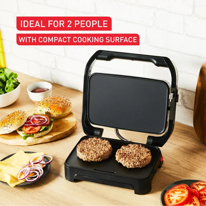 Tefal Inicio Compact Sandwich Press 2-Slice GC27A8 ideal for two people