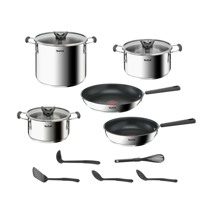 Tefal Opti'Space Induction Stainless Steel 13pc Set