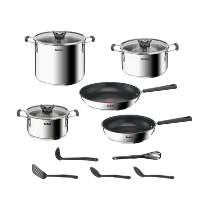 Tefal Opti'Space Induction Stainless Steel 13pc Set