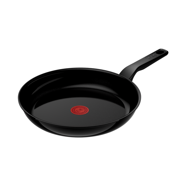 Tefal Renew Black Twin Pack Frypan Set 24/28cm - Ceramic Non-Stick Coating