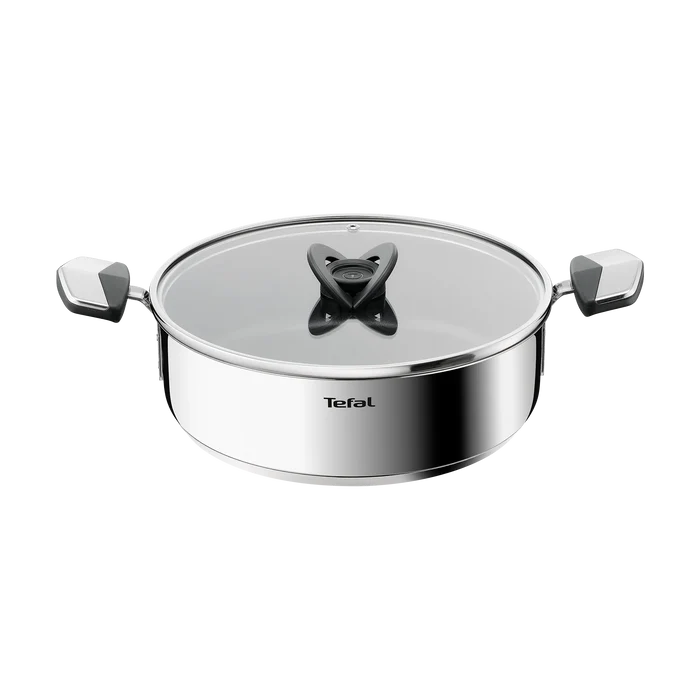 Tefal Space+ Emotion+ Induction Stainless Steel Non-Stick Shallowpan 26cm + Lid