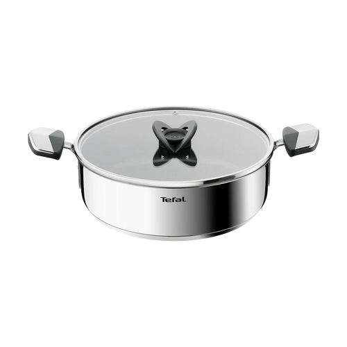Tefal Space+ Emotion+ Induction Stainless Steel Non-Stick Shallowpan 26cm + Lid