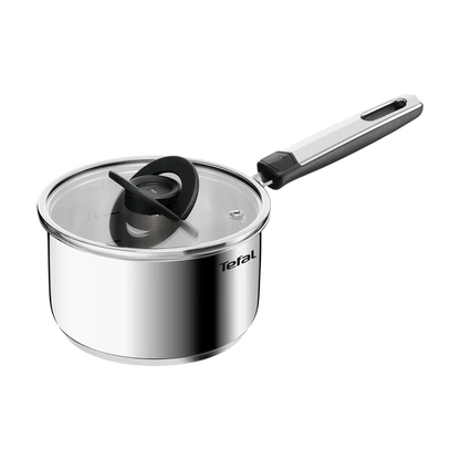 Tefal Space+ Emotion+ Induction Stainless Steel Uncoated Saucepan 16cm + Lid