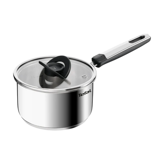 Tefal Space+ Emotion+ Induction Stainless Steel Uncoated Saucepan 16cm + Lid