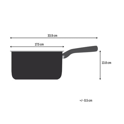 Tefal Space+ Emotion+ Induction Stainless Steel Uncoated Saucepan 16cm + Lid