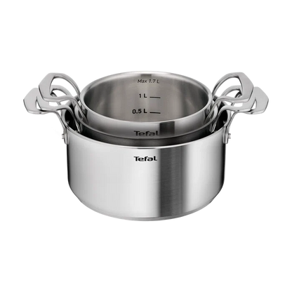 Tefal Space+ Emotion+ XL Induction Stainless Steel Big Pot 13.8L