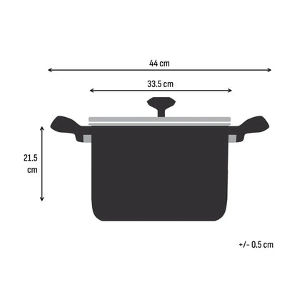 Tefal Space+ Emotion+ XL Induction Stainless Steel Big Pot 13.8L