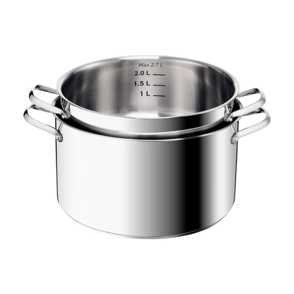 Tefal Space+ Emotion+ XL Induction Stainless Steel Big Pot 9.6L