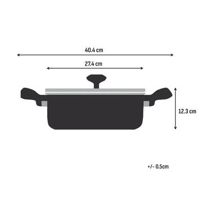 Tefal Space+ Expertise Induction Non-Stick Shallowpan 26cm + Lid