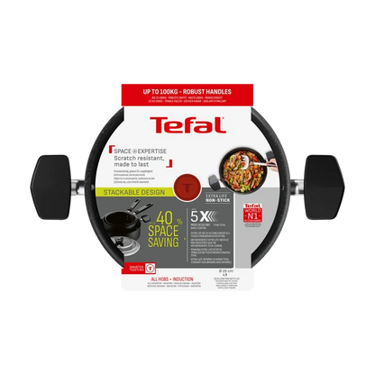 Tefal Space+ Expertise Induction Non-Stick Shallowpan 26cm + Lid