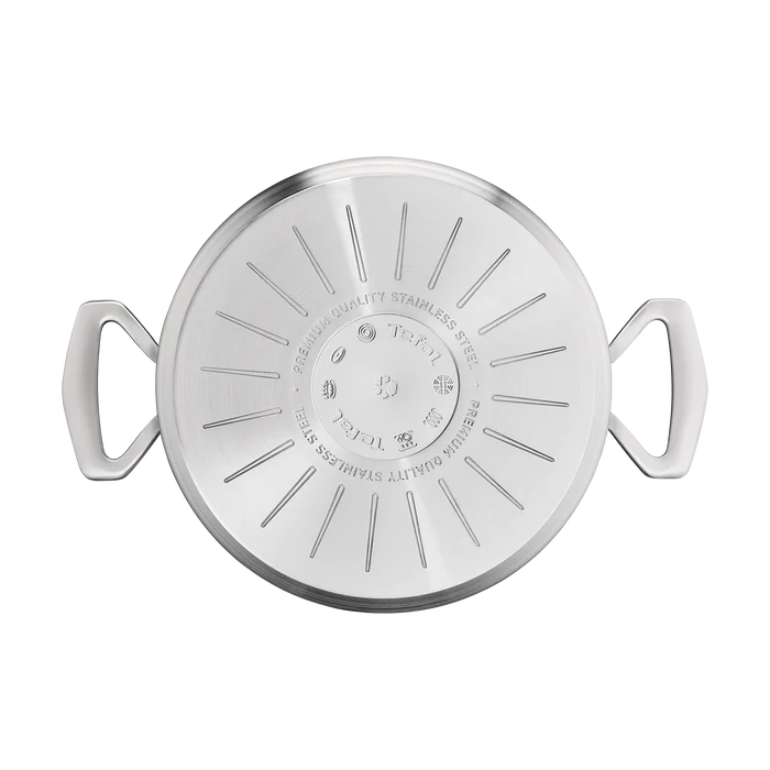 Tefal Space+ Extreme Induction Stainless Steel Pasta Pot 22cm + Lid