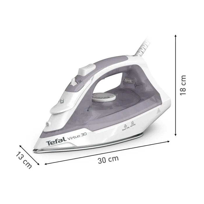Tefal Virtuo 30 Steam Iron FV2C43 dimensions