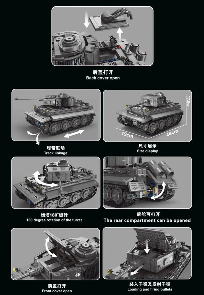 TGL T4016 Tiger Tank RC TGL