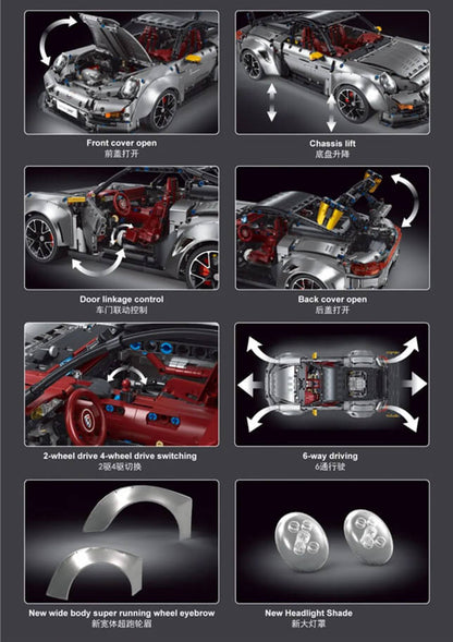 TGL T5026A GT2RS-911 Silver Grey TGL