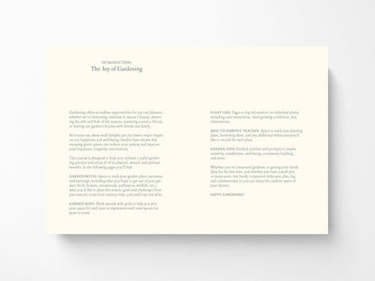 The Joyful Gardener's Journal