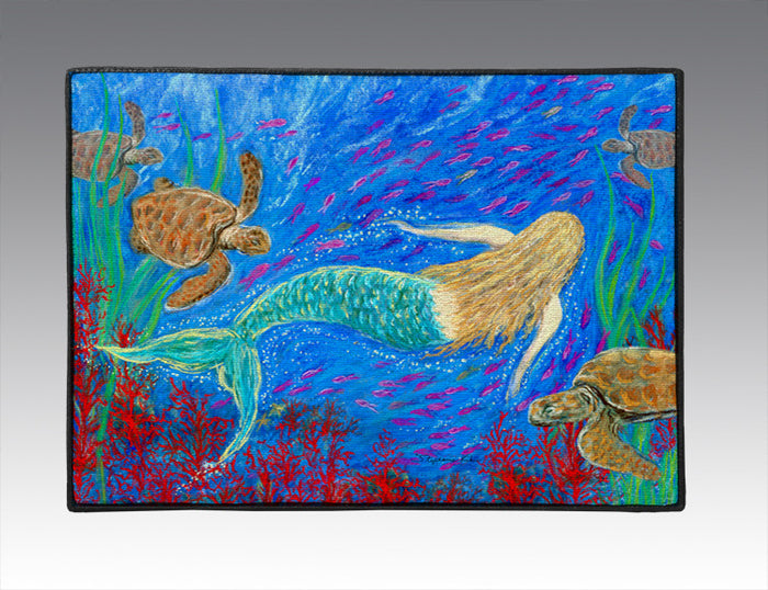 The Mermaid Dance Door Mat