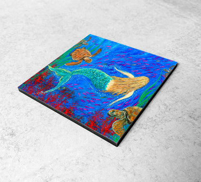 The Mermaid Dance Magnet