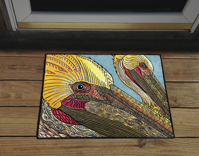 The Pelicans Door Mat