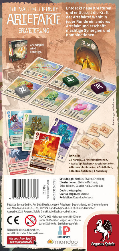 The Vale of Eternity: Artefakte (Erweiterung) - Neue Karten für das Kombo-Spiel