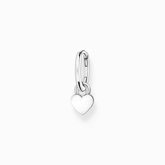 Thomas Sabo Creolen mit Herz Anhänger Silber (Einzel) – CR717-001-21