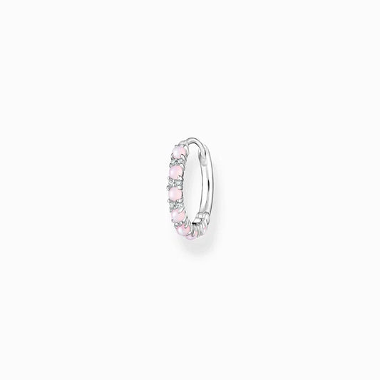 Thomas Sabo Einzel Creole rosa Steine – CR664-166-7