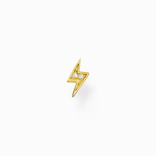 Thomas Sabo Einzel Ohrstecker Blitz gold – H2217-414-14