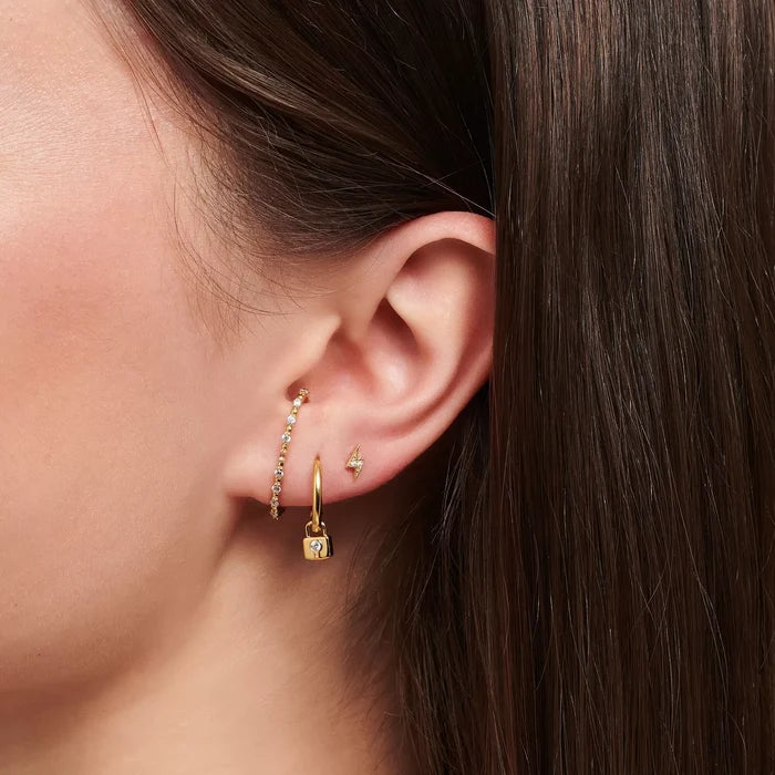 Thomas Sabo Einzel Ohrstecker Blitz gold – H2217-414-14