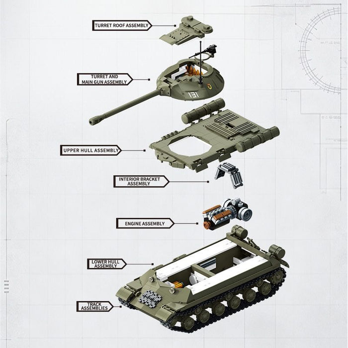 TK2 TK8008 IS-3 HEAVY TANK
