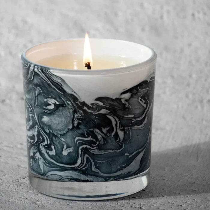 TL A A Art Glass Candle