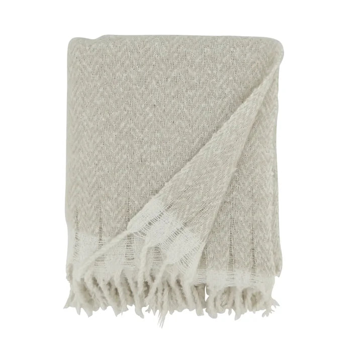 TL H SL Mohair Throw