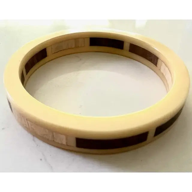 TL JEM Resin Wood Bangle