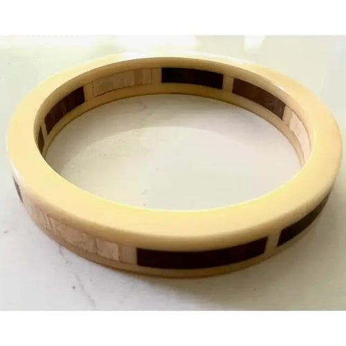 TL JEM Resin Wood Bangle