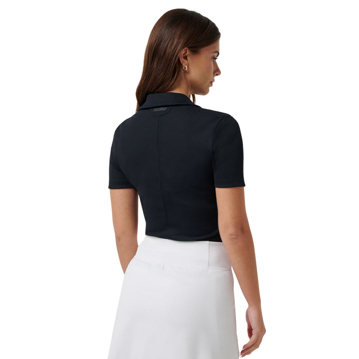 Travis Mathew Ladies Moveknit Short Sleeve V Neck Polo