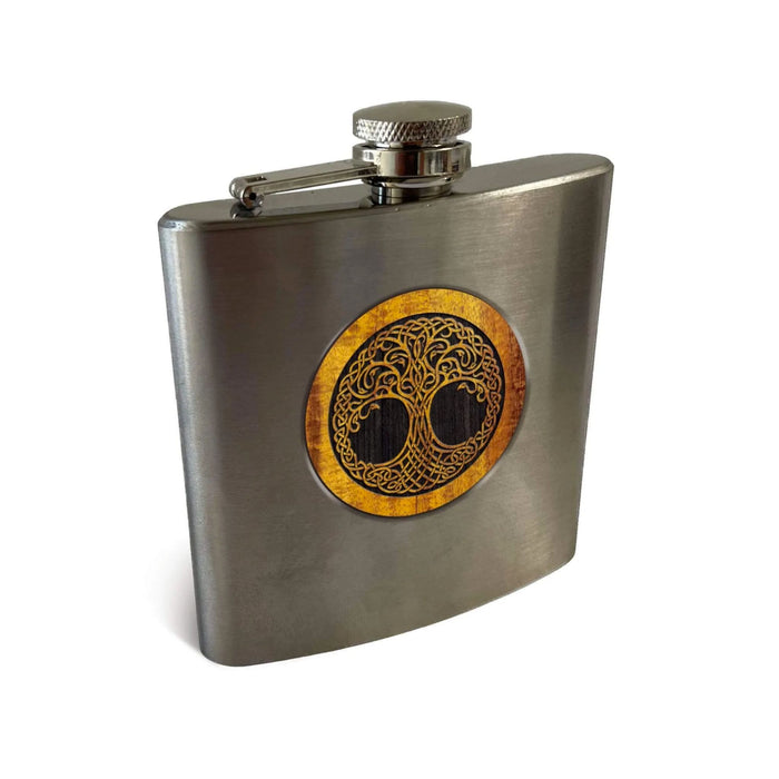 Thalia Tree of Life Whiskey Flask