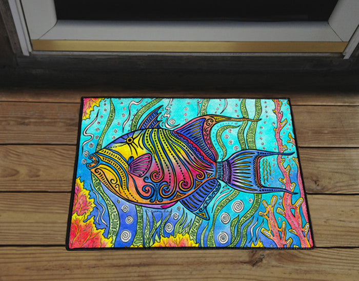Triggerfish Door Mat