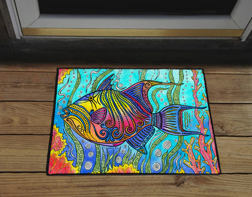 Triggerfish Door Mat