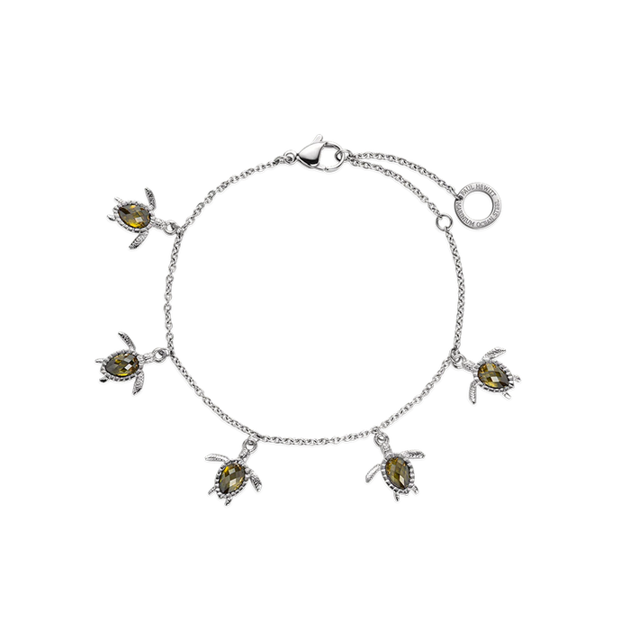 Turtle Armkette Silber